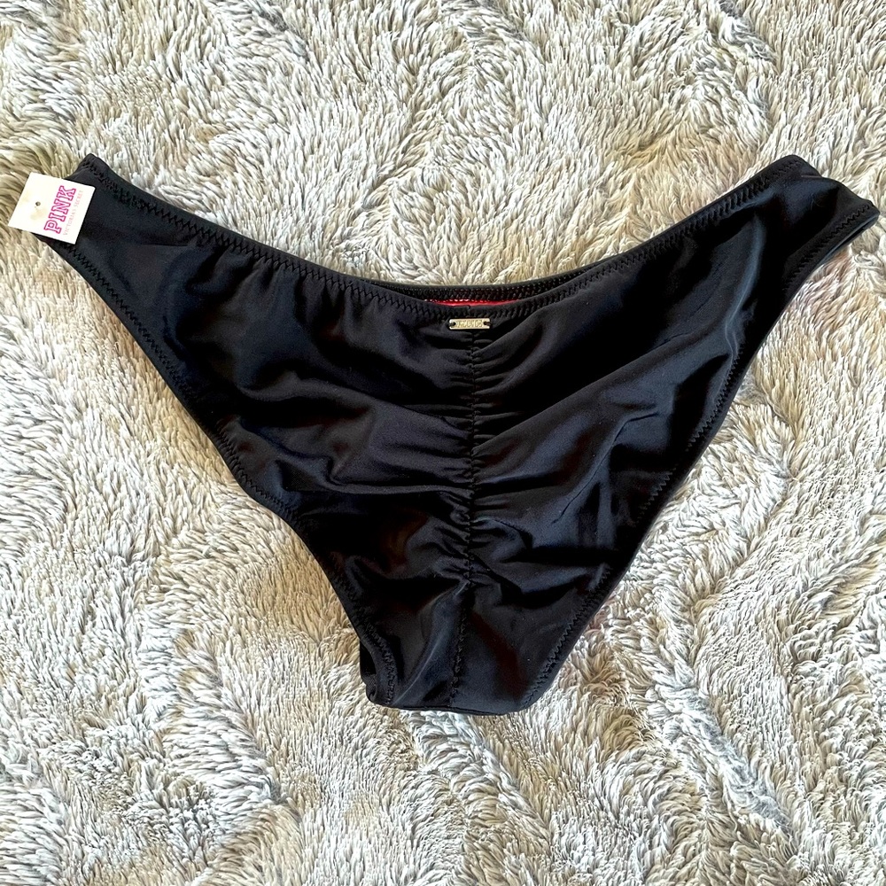 Victoria’s Secret Pink Ruched Back Swim Bottoms